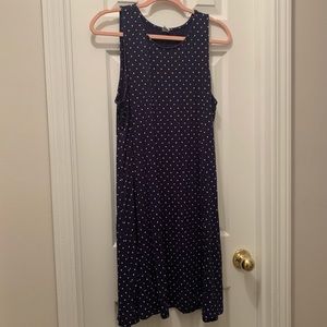 Navy Swing Dress